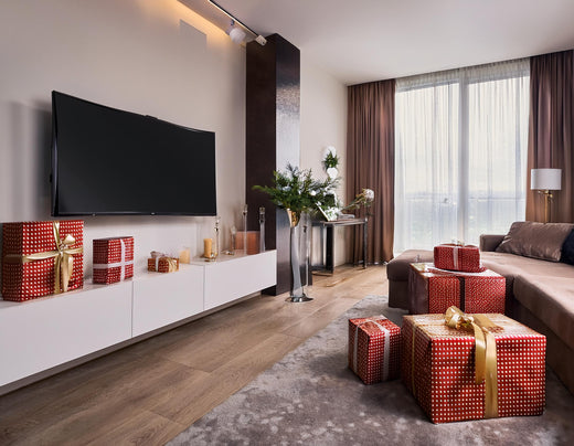 Cool Gifts Under $50: Unique and Affordable Ideas for Any Occasion Living room with gifts