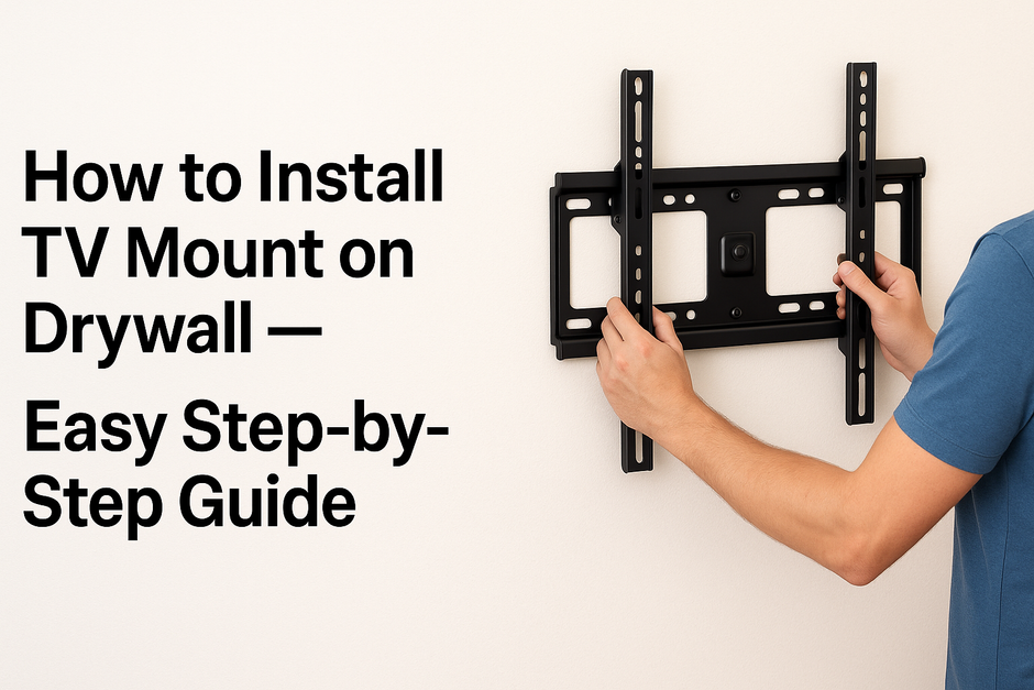 Drywall TV Mounting: The Complete Buyer’s & Installation Guide How to Install TV Mount on Drywall — Easy Step-by-Step Guide