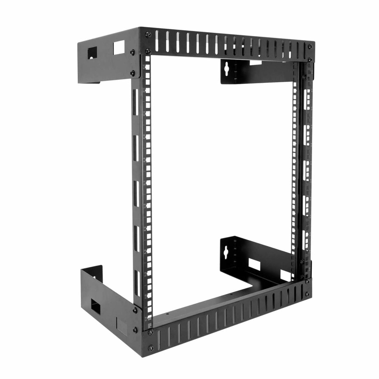 12U Black Steel Open Frame Wall Rack Server and Networking Racks - 12U Black Steel Open Frame Wall Rack - Mount-It! - MI-7633