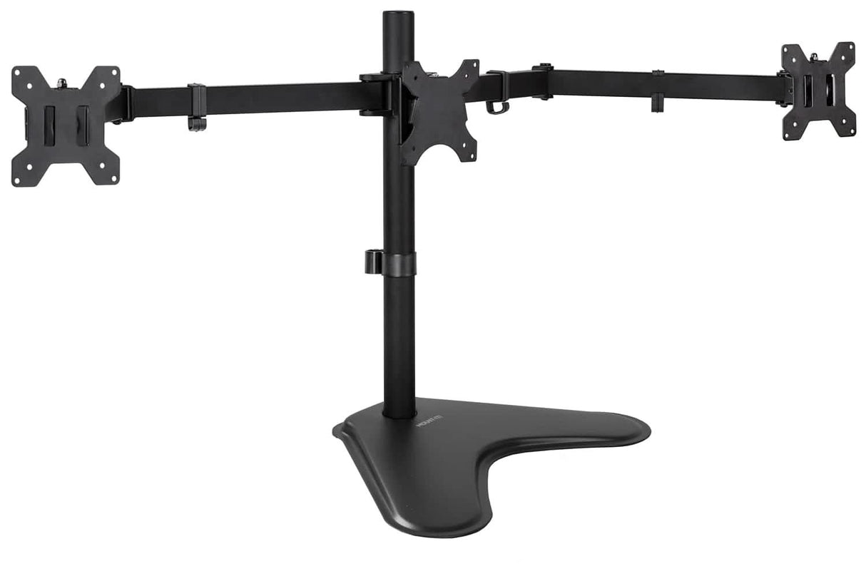 Triple Monitor Stand | 19" to 27" Screen Sizes 19-27 Inch Monitors Monitor Stands - Triple Monitor Stand | 19" to 27" Screen Sizes - Mount-It! - MI-2789
