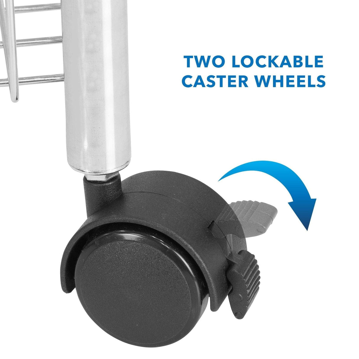 3-Tier Rolling Utility Cart Storage - 3-Tier Rolling Utility Cart - Mount-It! - MI-7860