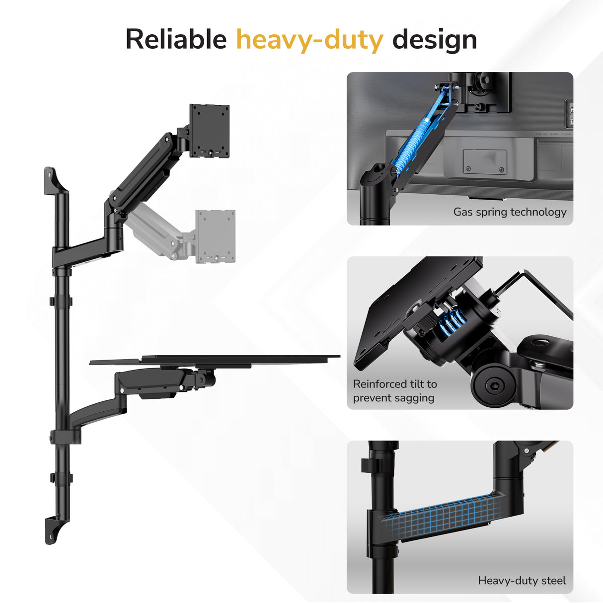 Heavy-Duty Wall Workstation