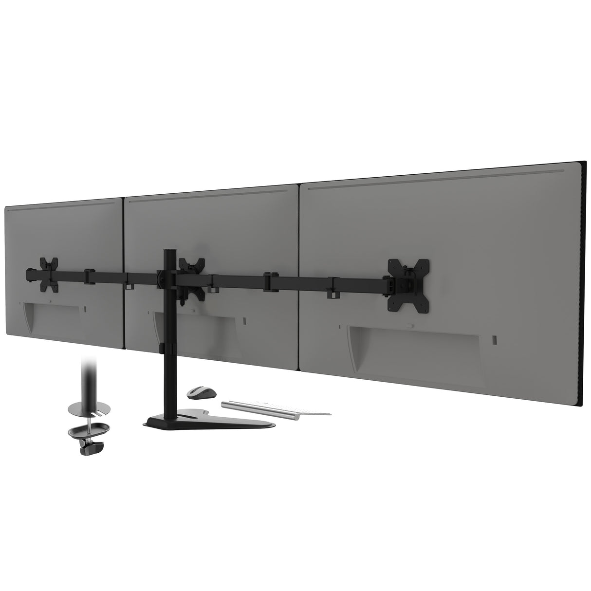Full-Motion Triple Monitor Stand