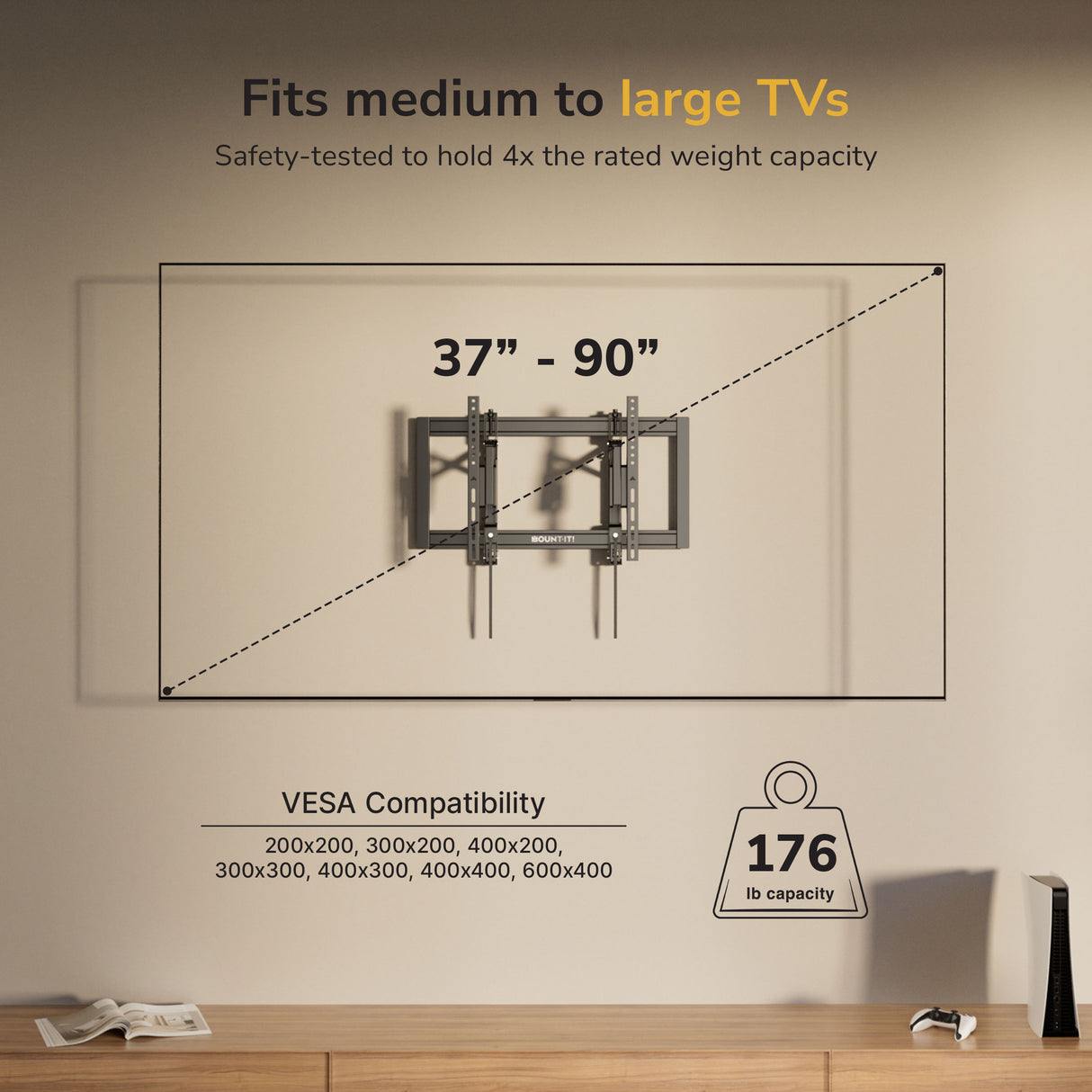 Heavy-Duty Advanced Tilt TV Wall Mount Heavy-Duty Advanced Tilt TV Wall Mount