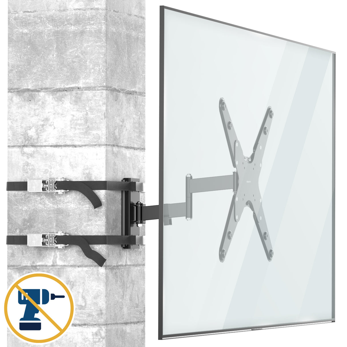 Weatherproof Column TV Mount