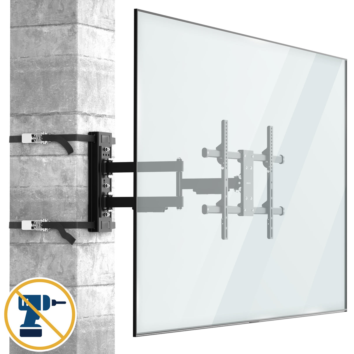 Weatherproof Column TV Mount