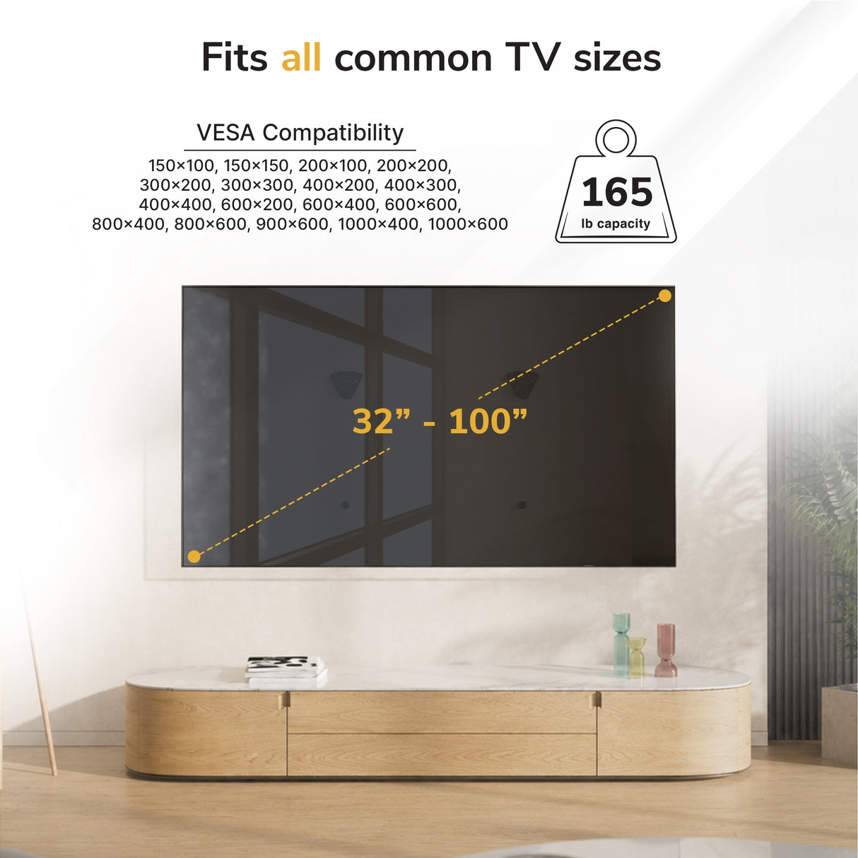 No Stud TV Wall Mount