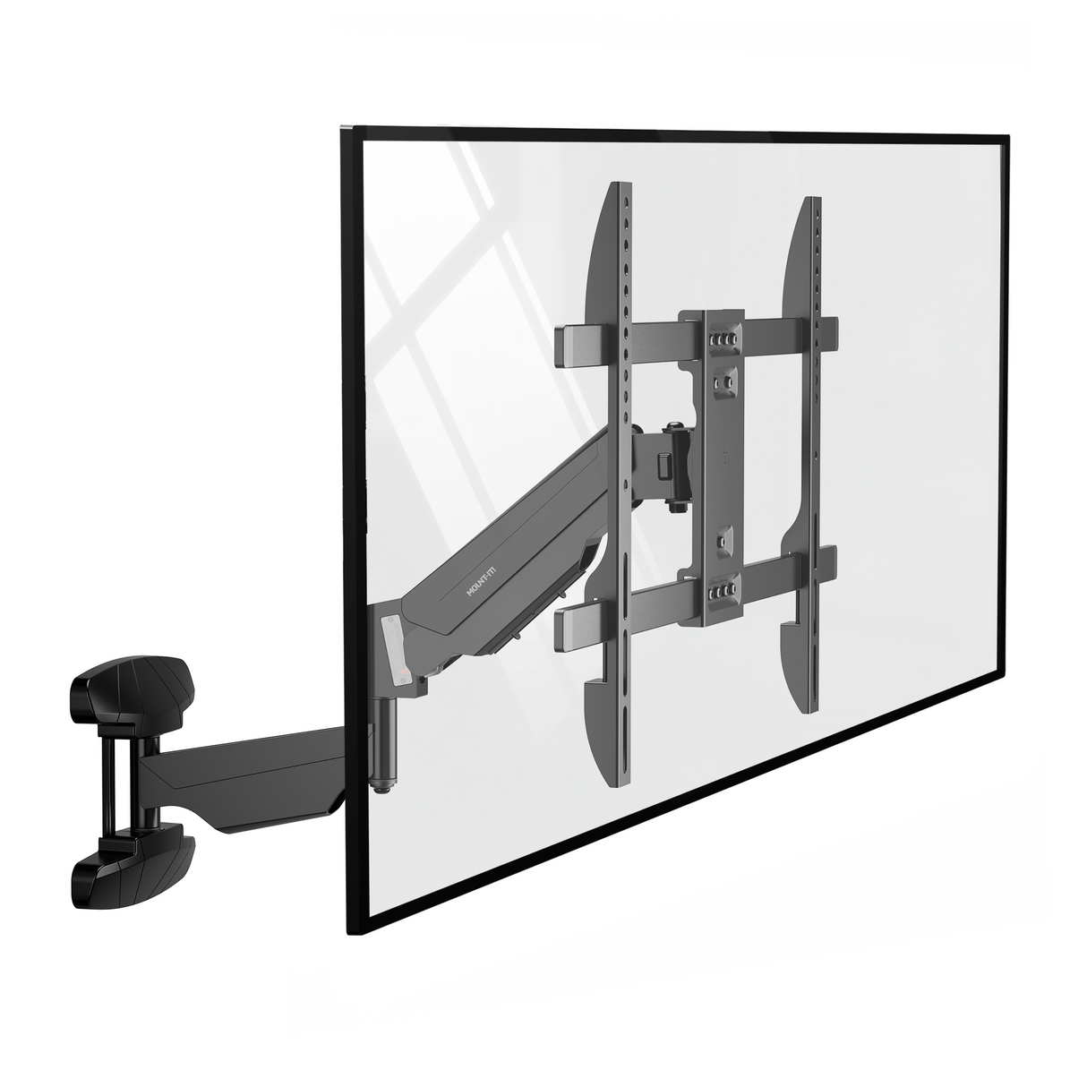 Full Motion TV Wall Mount with Gas Spring Arm