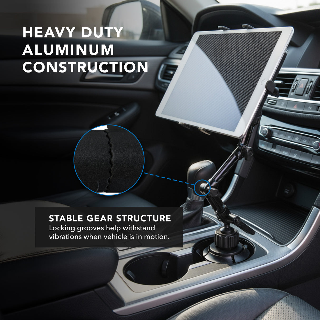 Heavy-Duty Cup Holder Tablet ELD Mount Heavy-Duty Cup Holder Tablet ELD Mount