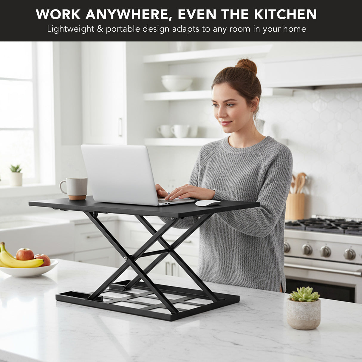 Height Adjustable X-Lift Standing Desk Converter Height Adjustable X-Lift Standing Desk Converter