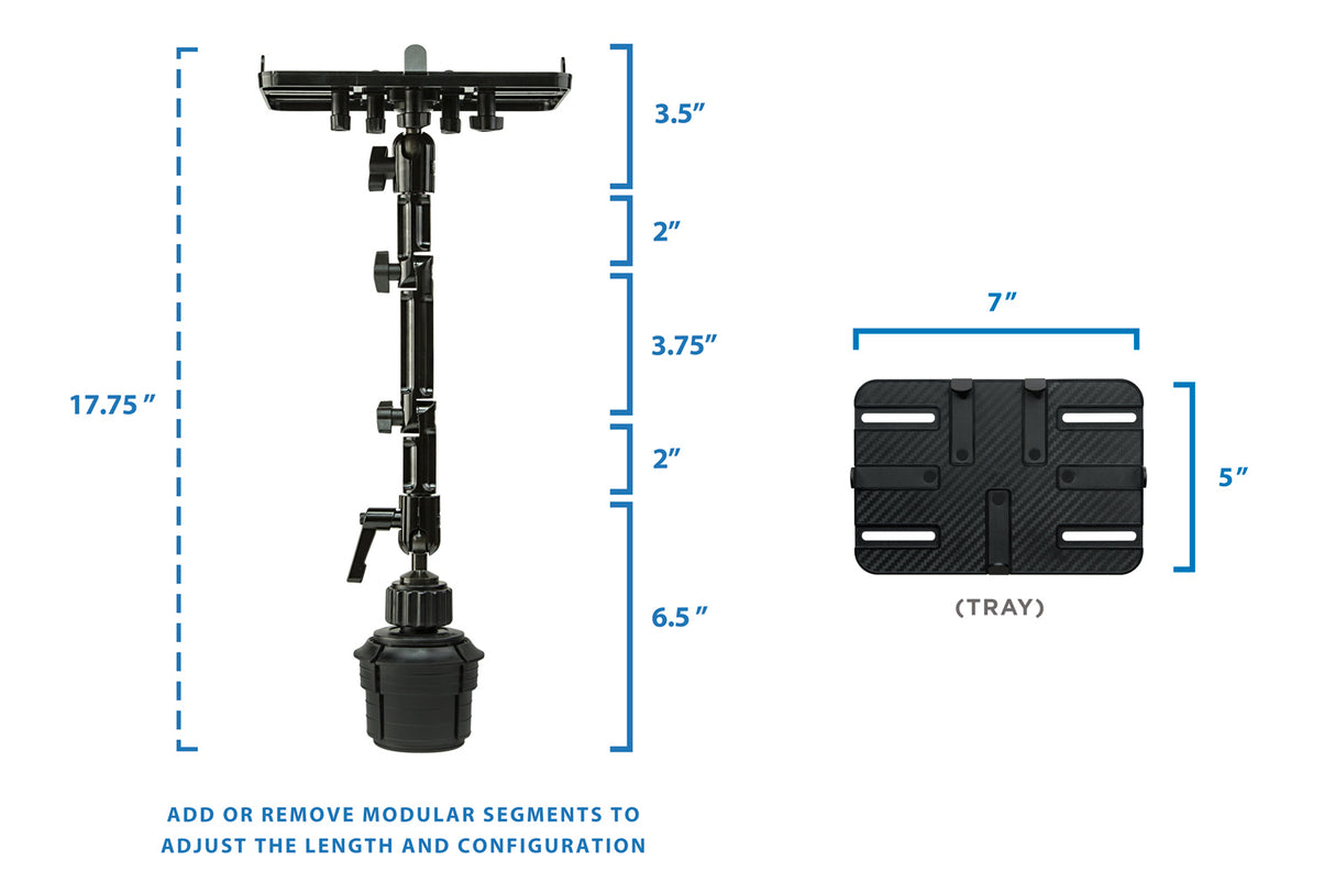 Heavy-Duty Cup Holder Tablet ELD Mount Heavy-Duty Cup Holder Tablet ELD Mount
