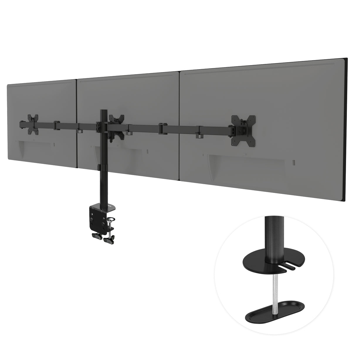 Full-Motion Triple Monitor Mount