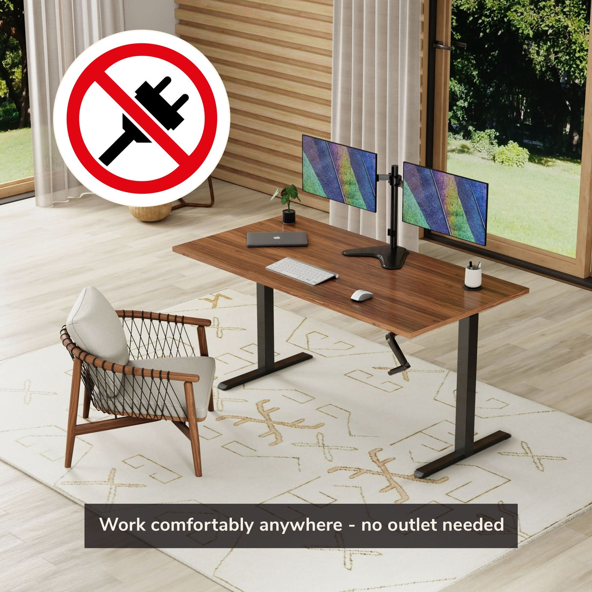 Standing Desk Frame with Hand Crank Standing Desk Frame with Hand Crank