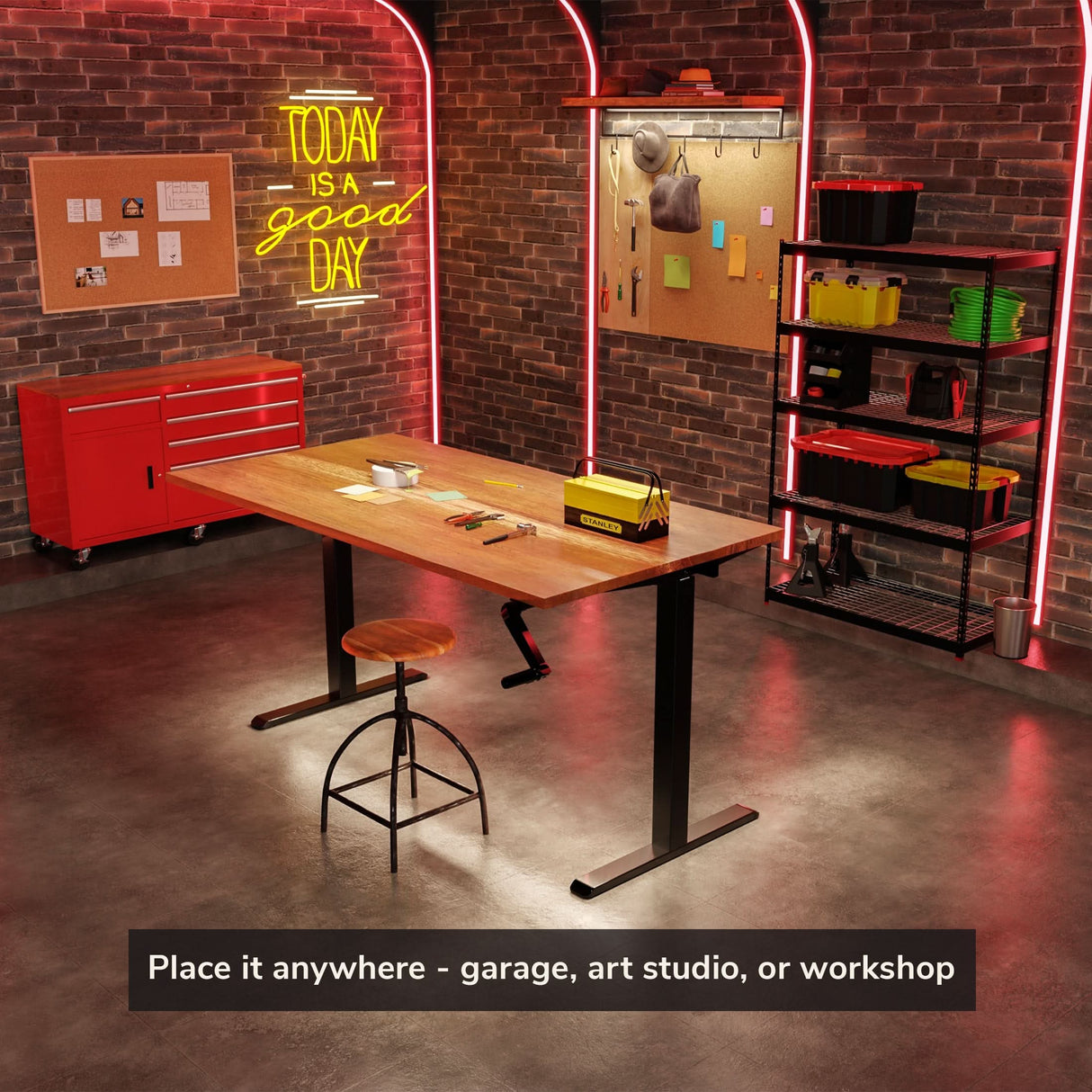 Standing Desk Frame with Hand Crank Standing Desk Frame with Hand Crank