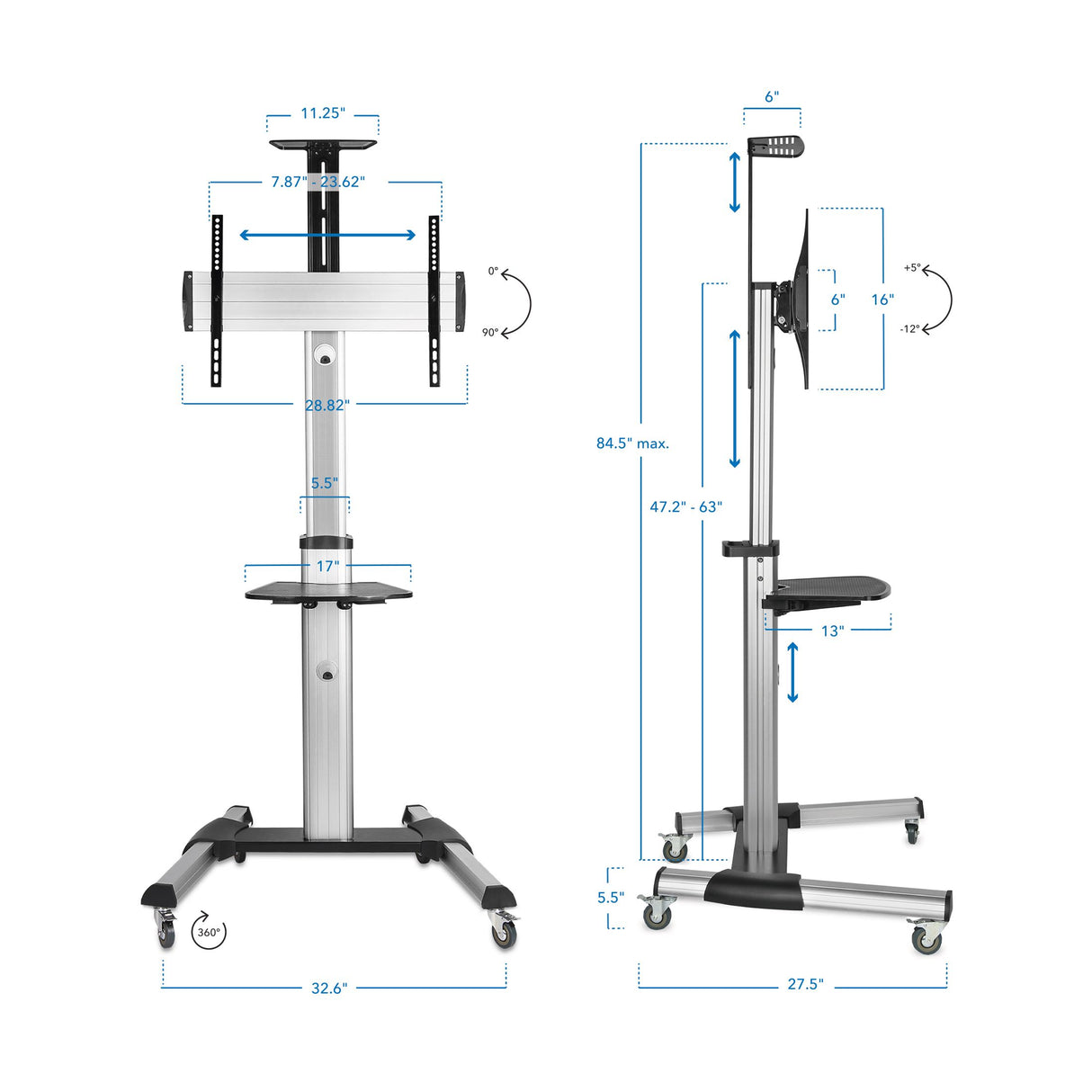 Heavy Duty Mobile TV Cart Heavy Duty Mobile TV Cart