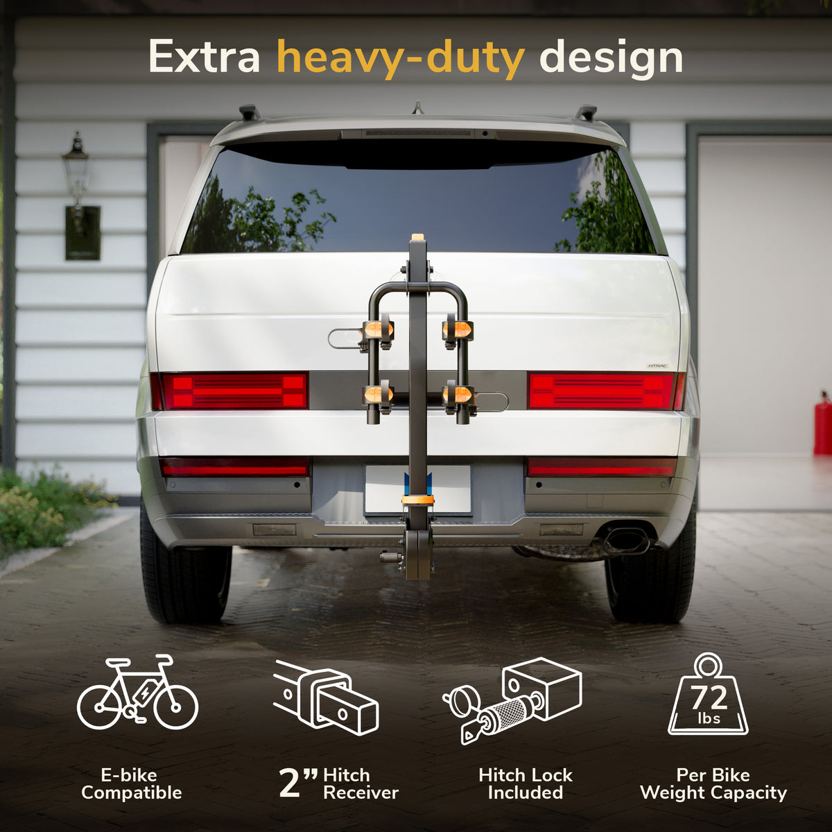 Hitch Bike Rack for 2 Bikes