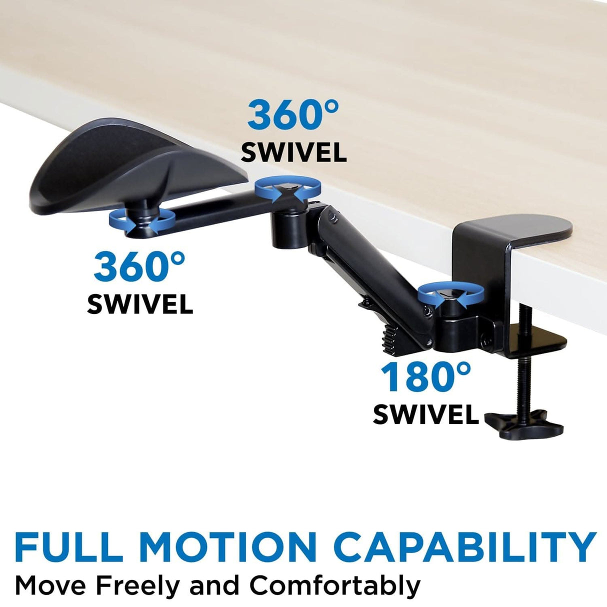 Adjustable Arm Rest for Desk Desk Accessories - Adjustable Arm Rest for Desk - Mount-It! - MI-7145