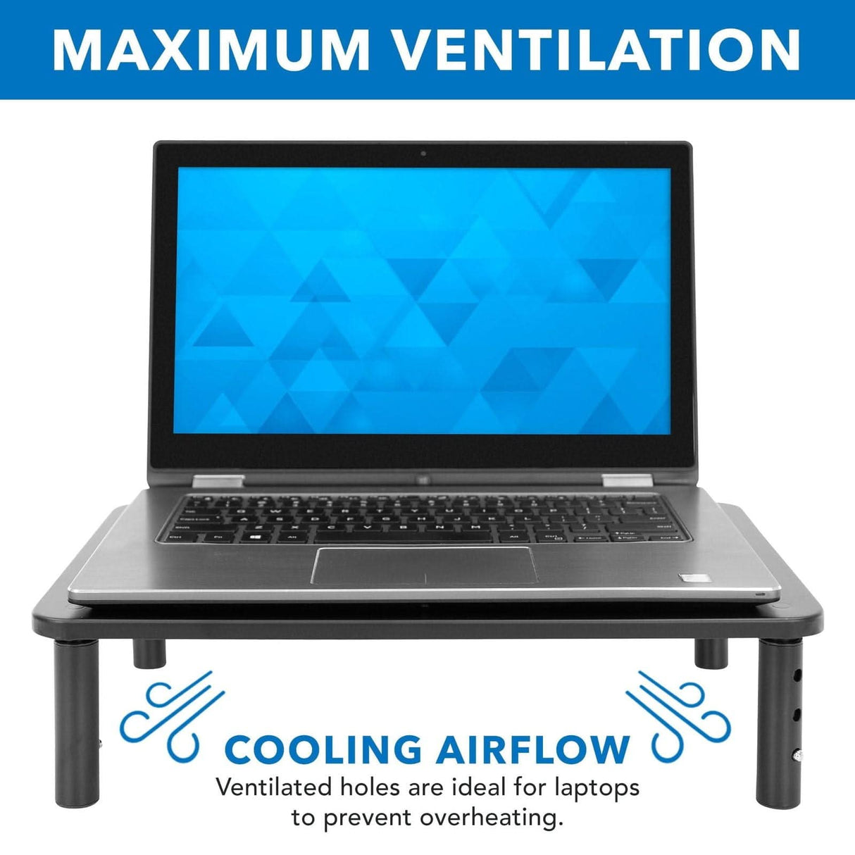 Adjustable Desktop Riser & Stand Monitor Risers - Adjustable Desktop Riser & Stand - Mount-It! - MI-7363