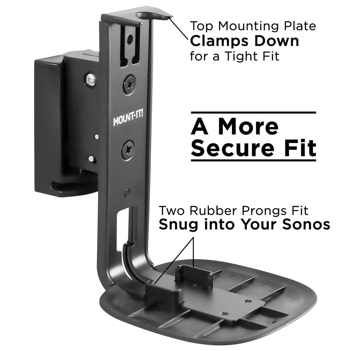 Adjustable SONOS Speaker Wall Mount Speaker Mount - Adjustable SONOS Speaker Wall Mount - Mount-It! - MI-SB434