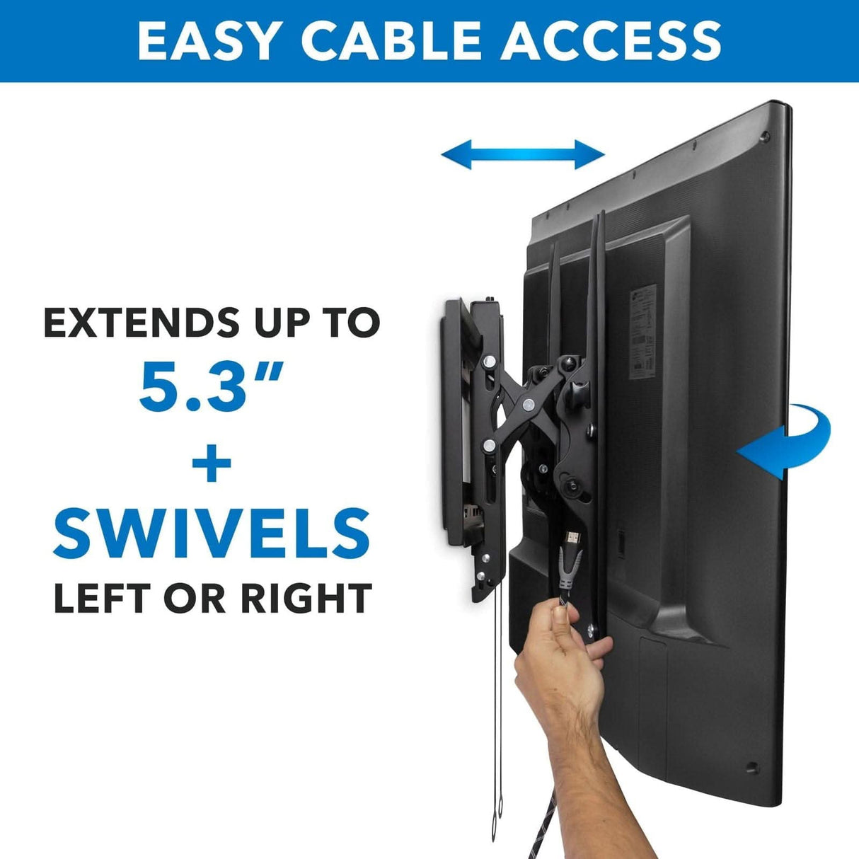 Advanced Tilt Premium TV Wall Mount TV Mount - Advanced Tilt Premium TV Wall Mount - Mount-It! - MI-382