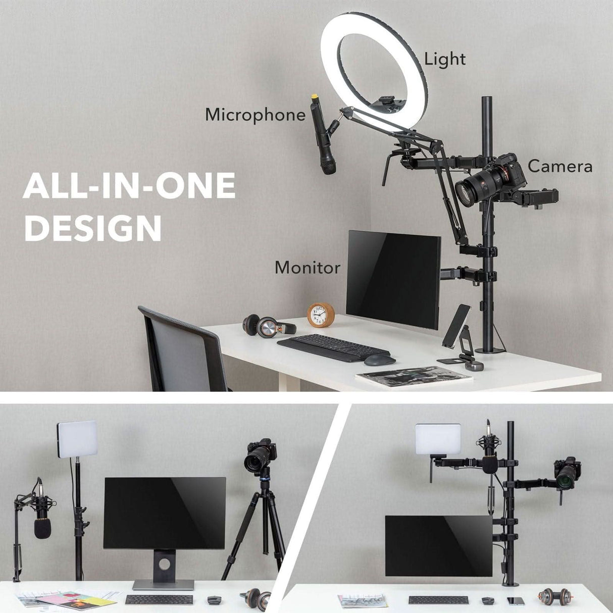 All-In-One Studio Mount Monitor Mount - All-In-One Studio Mount - Mount-It! -