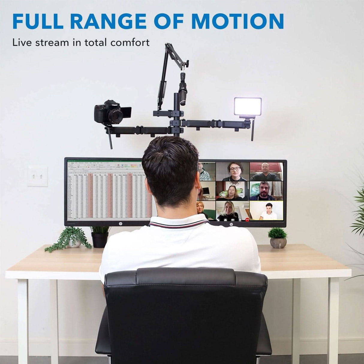 All-In-One Studio Mount Monitor Mount - All-In-One Studio Mount - Mount-It! -