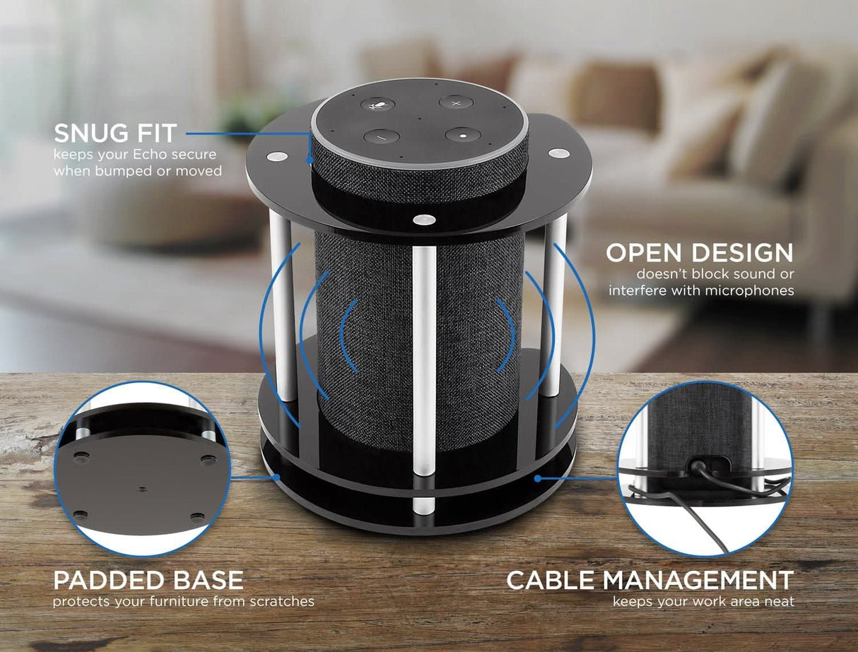 Amazon Echo Stand Speaker Stand - Amazon Echo Stand - Mount-It! - MI-SB56
