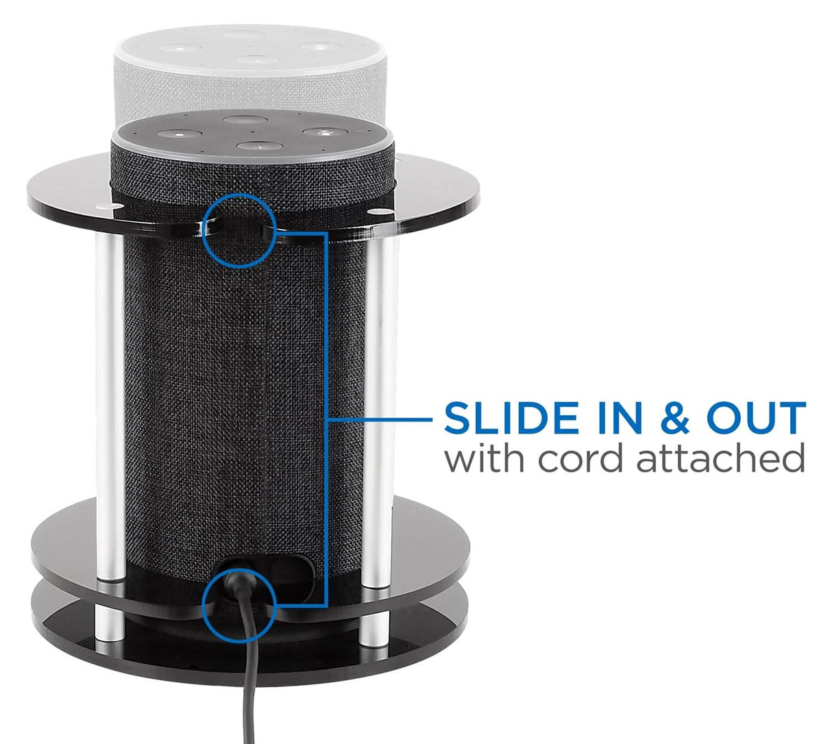 Amazon Echo Stand Speaker Stand - Amazon Echo Stand - Mount-It! - MI-SB56