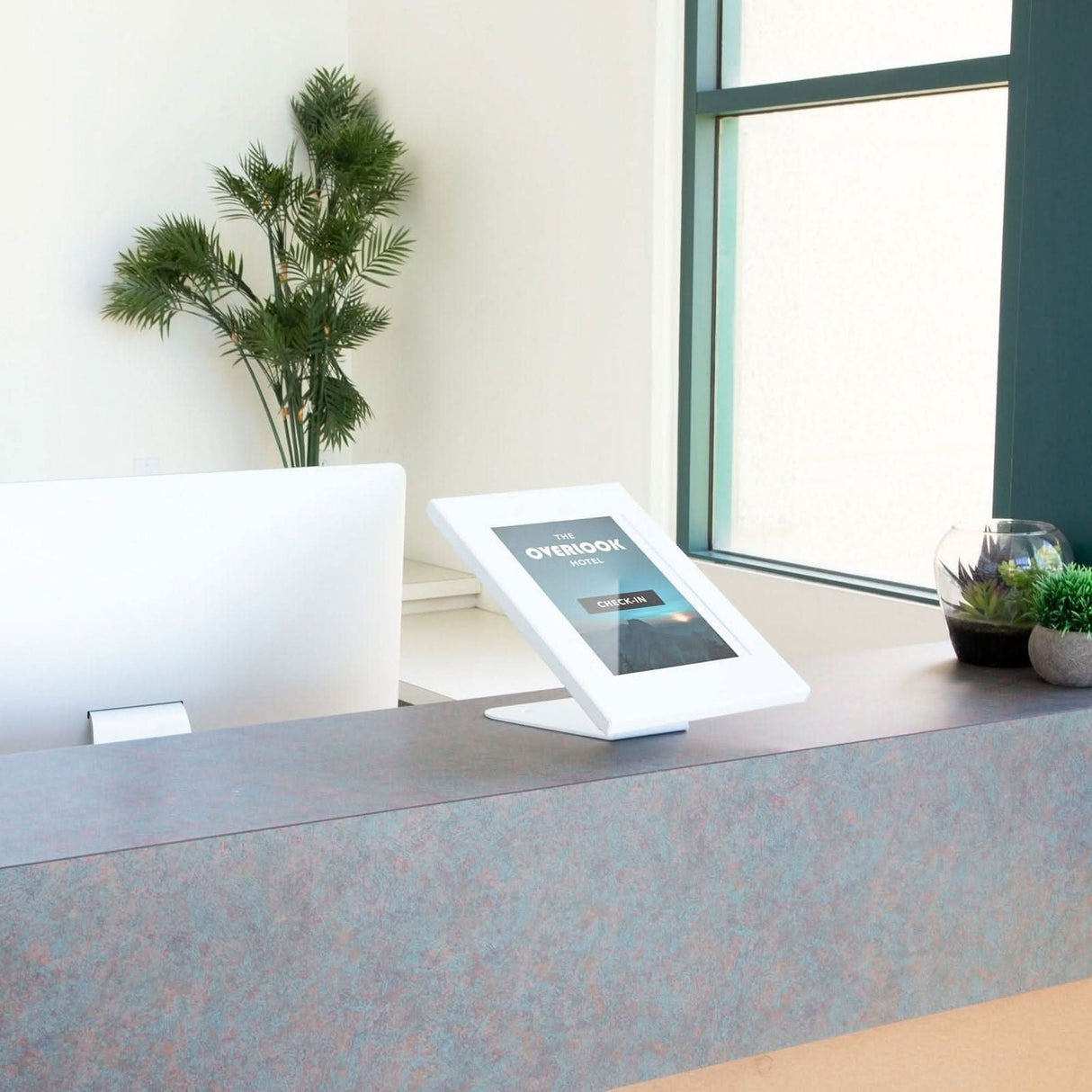 Anti-Theft Tablet Countertop Stand / Wall Mount Tablet Stand - Anti-Theft Tablet Countertop Stand / Wall Mount - Mount-It! -