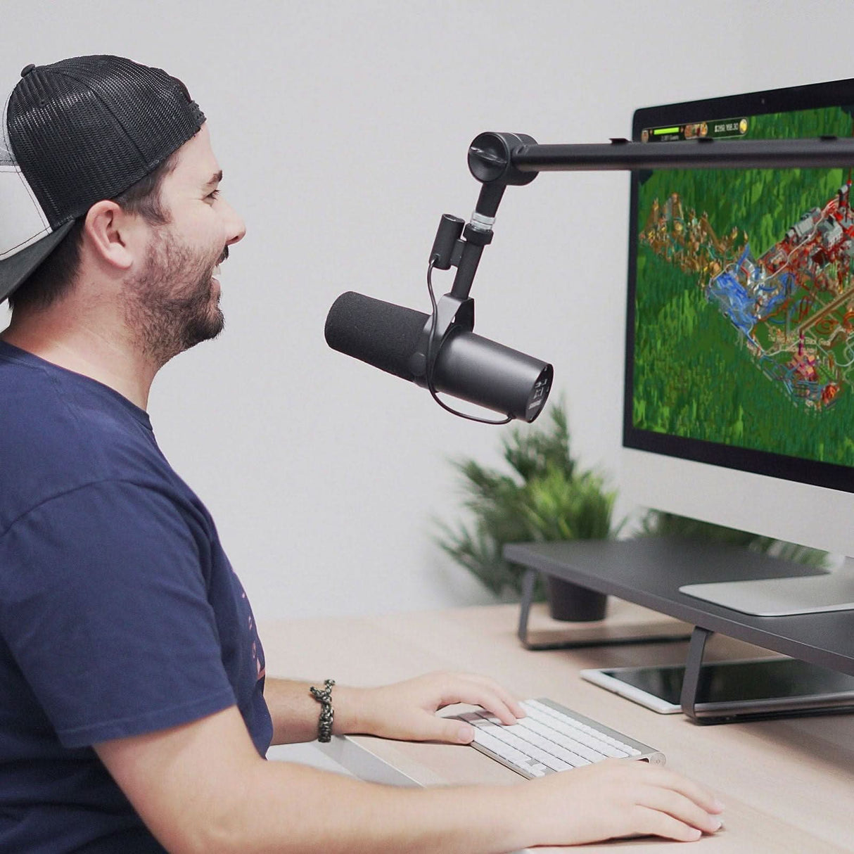 Adjustable Microphone Boom Arm Black Desk Accessories - Adjustable Microphone Boom Arm - Mount-It! - MI-7610