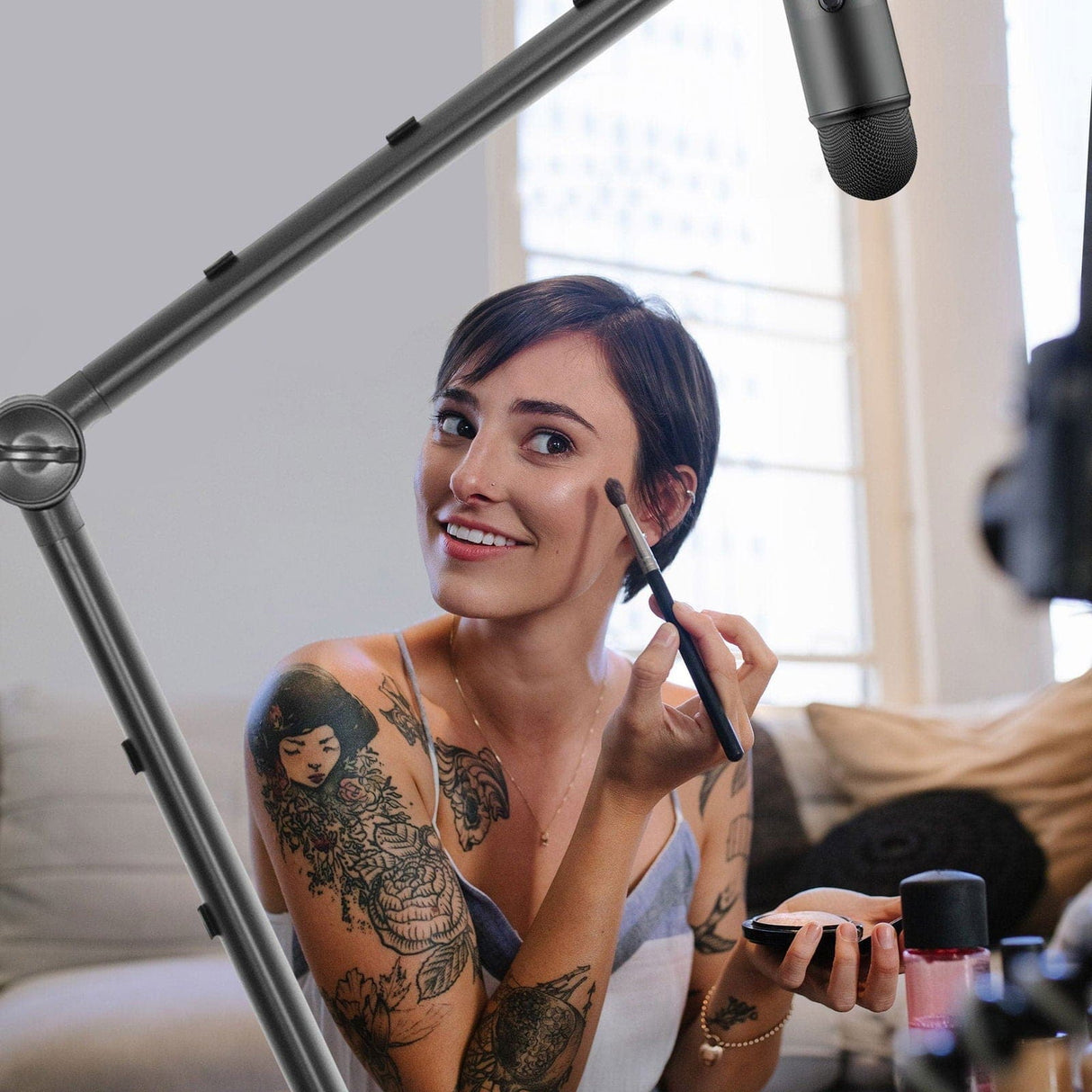 Adjustable Microphone Boom Arm Black Desk Accessories - Adjustable Microphone Boom Arm - Mount-It! - MI-7610