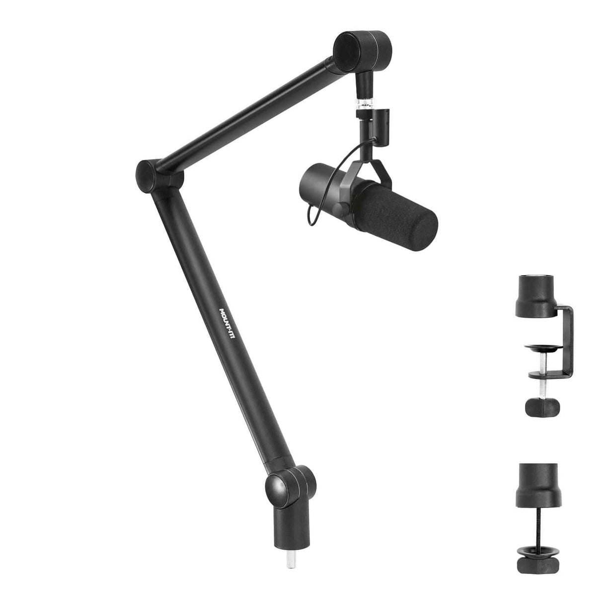 Adjustable Microphone Boom Arm Black Desk Accessories - Adjustable Microphone Boom Arm - Mount-It! - MI-7610