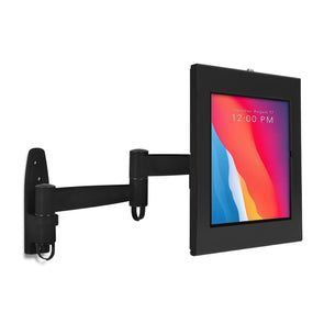 Black Tablet Mount - Anti-Theft Tablet Wall Mount with Swing Arm for iPad, iPad Air, iPad Pro - Mount-It! - MI-3774B_G10 Black Tablet Mount - Anti-Theft Tablet Wall Mount with Swing Arm for iPad, iPad Air, iPad Pro - Mount-It! - MI-3774B_G10