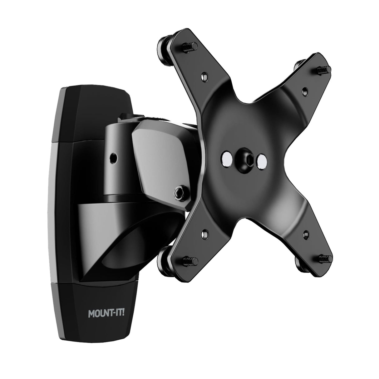 Single Monitor Wall Mount Black Monitor Mount - CLiX Series Single Monitor Wall Mount - Mount-It! - MI-31114_BLK