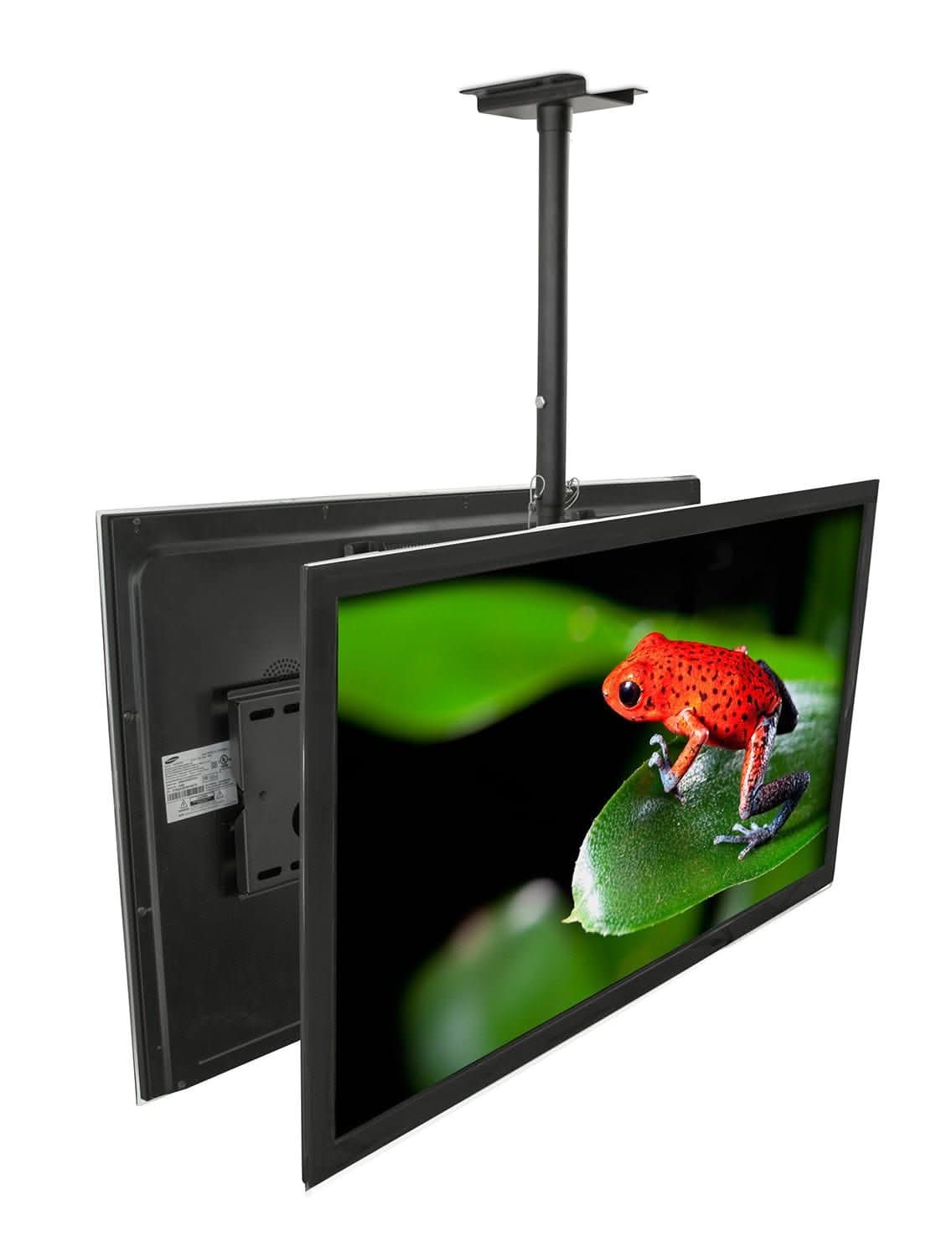 Dual Front & Back TV Ceiling Mount Black TV Mount - Dual Front & Back TV Ceiling Mount - Mount-It! - MI-502B