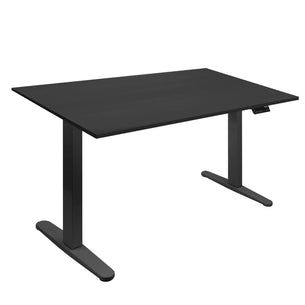 Black Standing Desk - Dual Motor Electric Standing Desk with 55" Tabletop - Black Base - Mount-It! - MI-18099 Black Standing Desk - Dual Motor Electric Standing Desk with 55" Tabletop - Black Base - Mount-It! - MI-18099