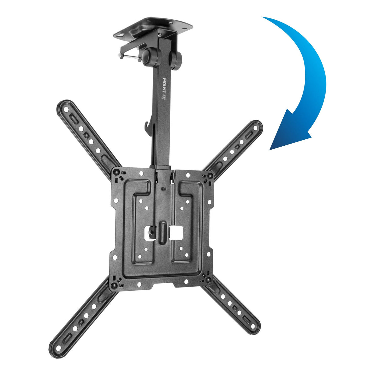 Flip-Down Ceiling TV Mount Black TV Mount - Flip-Down Ceiling TV Mount - Mount-It! - MI-4225