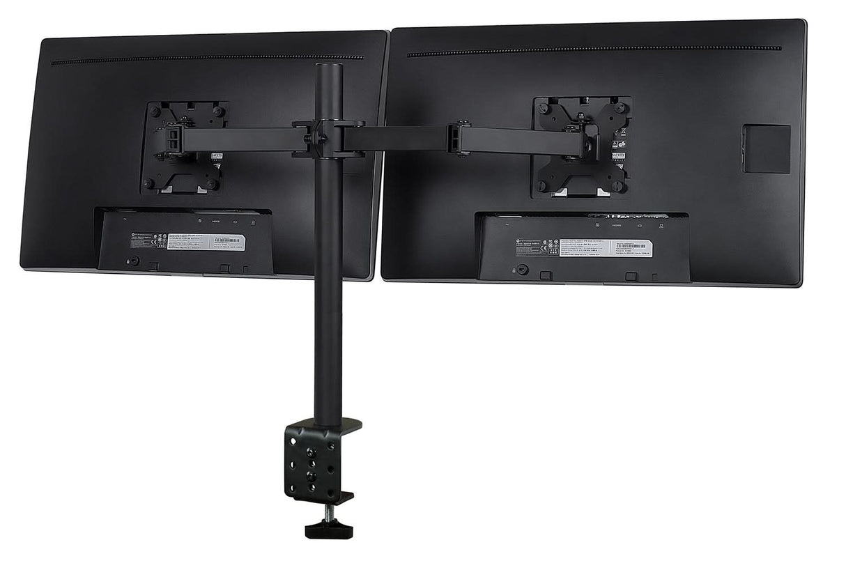 Full Motion Dual Monitor Desk Mount, Fits 32" Monitors Black Monitor Mount - Full Motion Dual Monitor Desk Mount, Fits 32" Monitors - Mount-It! - MI-2752L