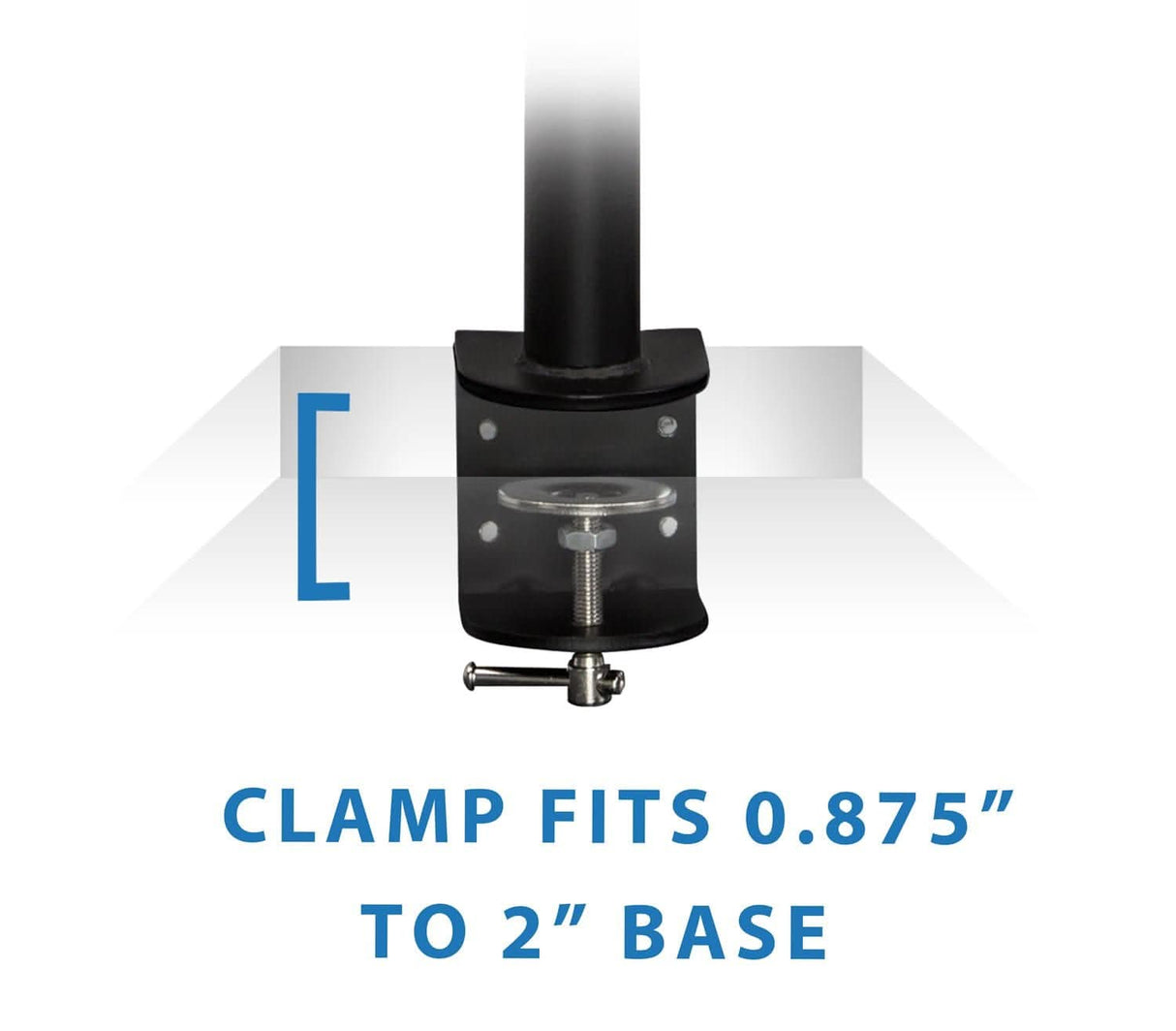 Full Motion Single Monitor Desk Mount Black Monitor Mount - Full Motion Single Monitor Desk Mount - Mount-It! - MI-705