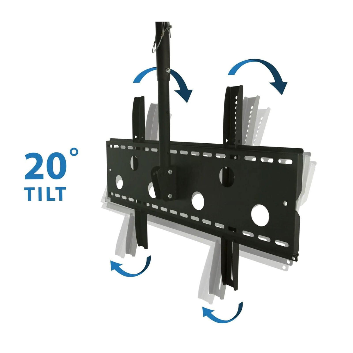 Full-Motion TV Ceiling Mount Black TV Mount - Full-Motion TV Ceiling Mount - Mount-It! - MI-501B
