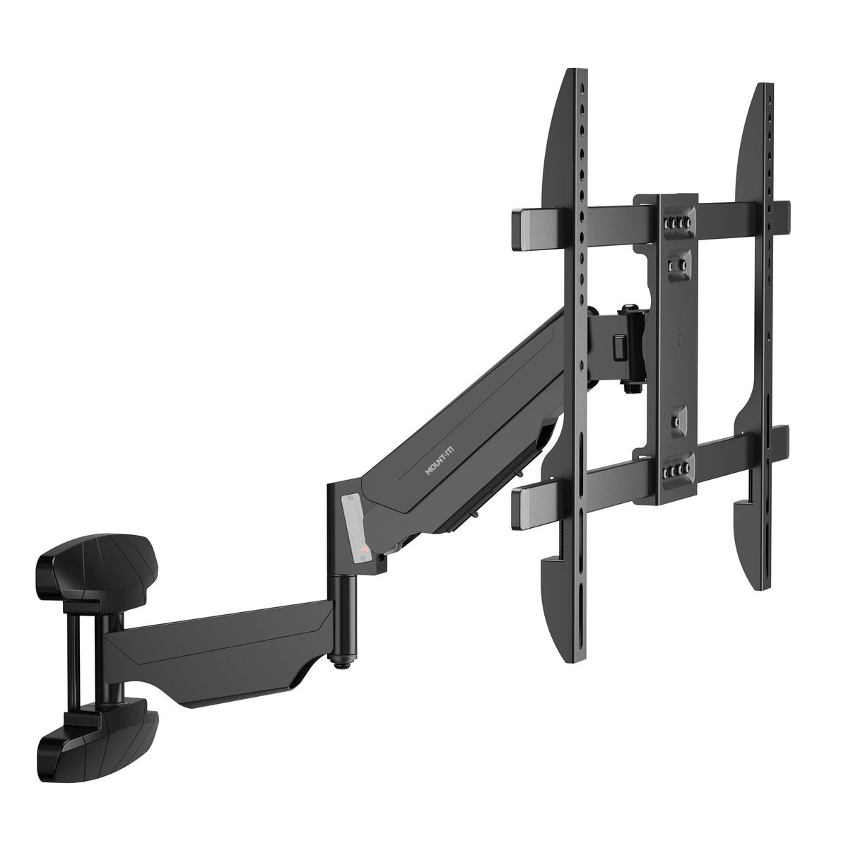 Full Motion TV Wall Mount with Gas Spring Arm Black TV Mount - Full Motion TV Wall Mount with Gas Spring Arm - Mount-It! - MI-445