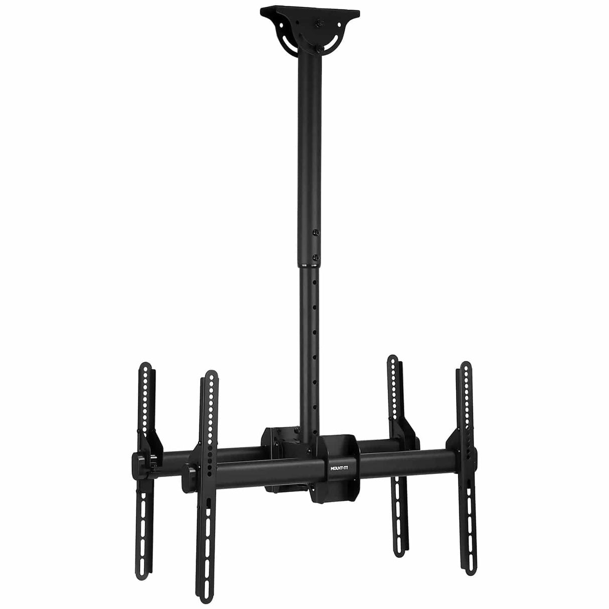 Heavy Duty Dual TV Ceiling Mount Black TV Mount - Heavy Duty Dual TV Ceiling Mount - Mount-It! - MI-510