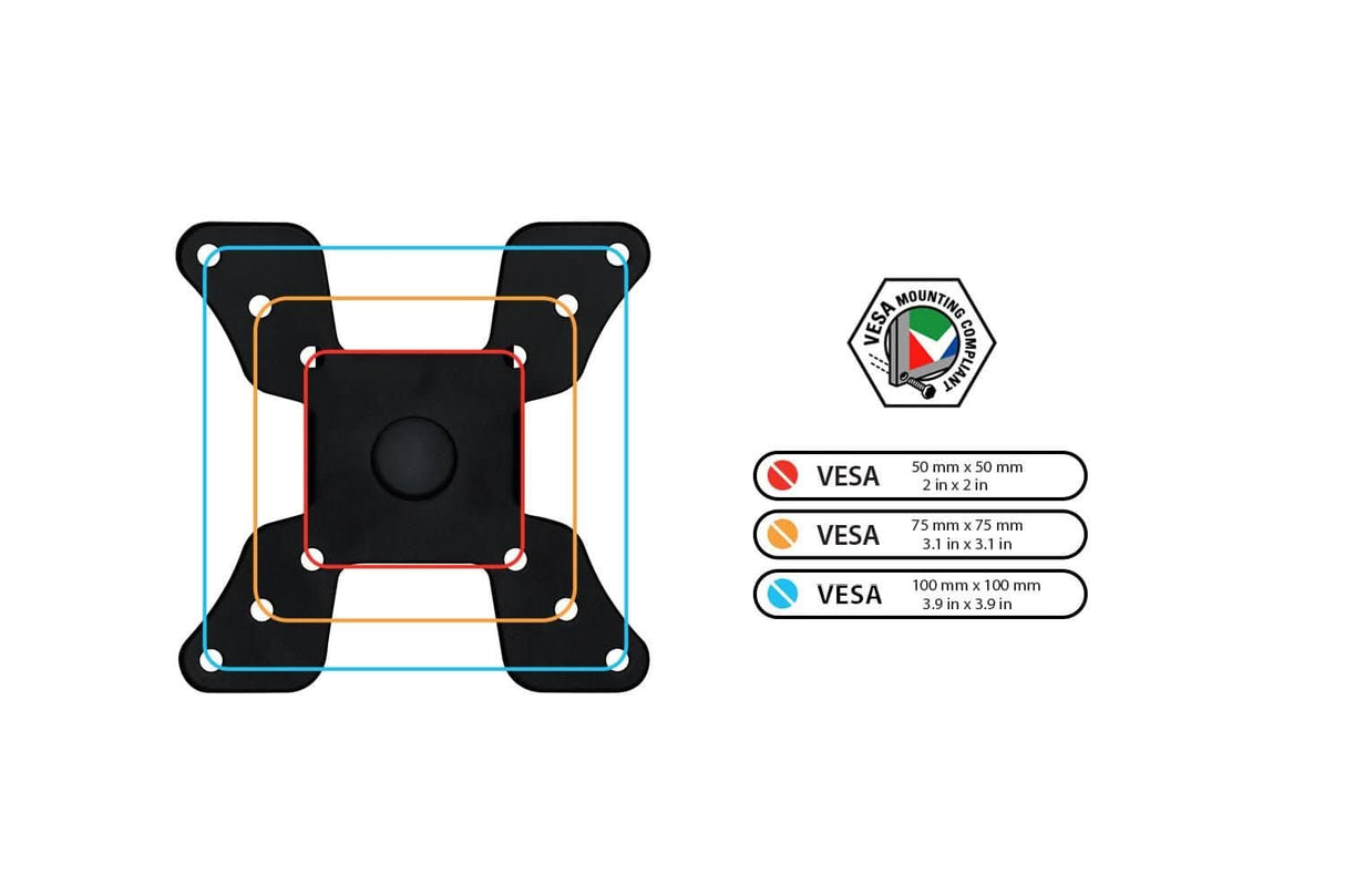 Height Adjustable Ultra-Wide Monitor Mount Black Monitor Mount - Height Adjustable Ultra-Wide Monitor Mount - Mount-It! - MI-706