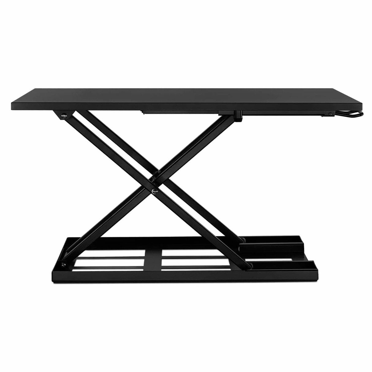 Height Adjustable X-Lift Standing Desk Converter Black Desk Converters - Height Adjustable X-Lift Standing Desk Converter - Mount-It! - MI-7929