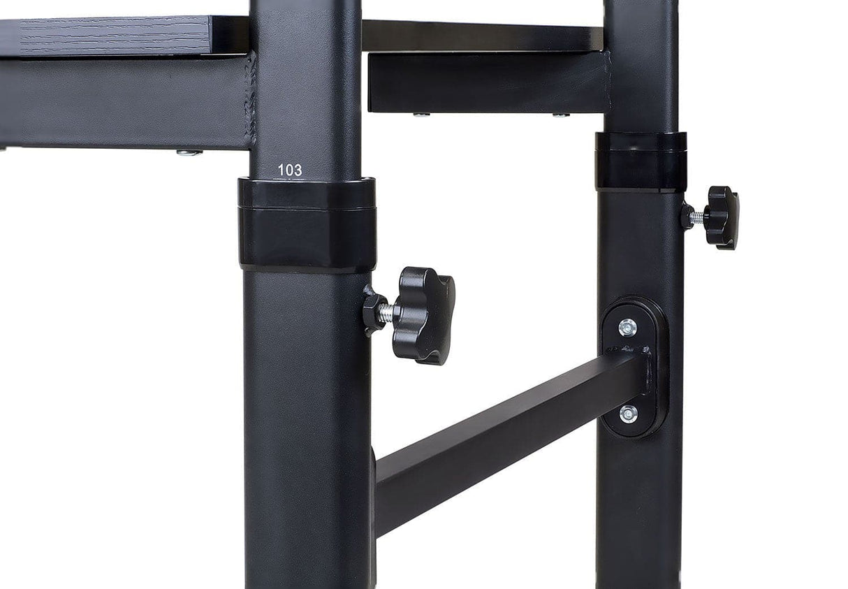 Mobile Lectern Stand Up Desk Black Mobile Standing Desk - Mobile Lectern Stand Up Desk - Mount-It! - MI-7941