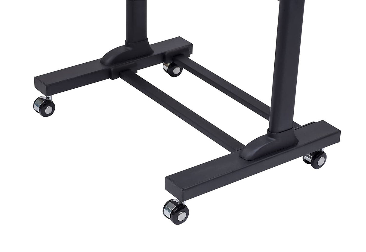 Mobile Lectern Stand Up Desk Black Mobile Standing Desk - Mobile Lectern Stand Up Desk - Mount-It! - MI-7941