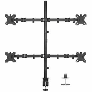 Black Monitor Mount - Quad Monitor Mount - Mount-It! - MI-2754 Black Monitor Mount - Quad Monitor Mount - Mount-It! - MI-2754