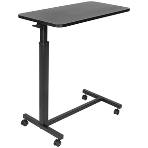 Black Mobile Standing Desk - Rolling Over Bed Table - Mount-It! - MI-7987 Black Mobile Standing Desk - Rolling Over Bed Table - Mount-It! - MI-7987