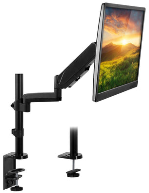 Black Monitor Mount - Single Monitor Desk Mount - Mount-It! - MI-4761 Black Monitor Mount - Single Monitor Desk Mount - Mount-It! - MI-4761