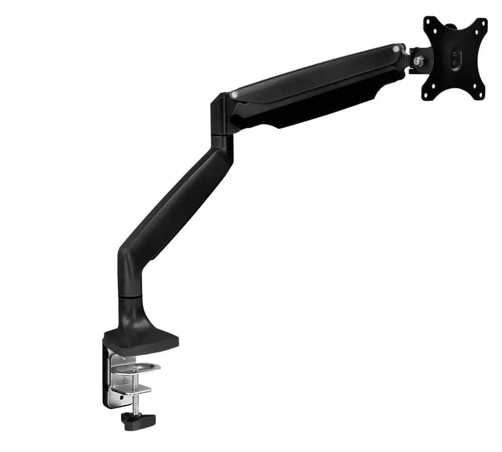 Single Monitor Mount With Gas Spring Arm Black Monitor Mount - Single Monitor Mount With Gas Spring Arm - Mount-It! - MI-1771B